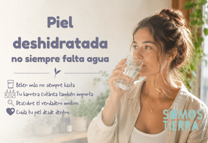Tienes la piel seca aunque bebas agua??? Esto es lo que está pasando