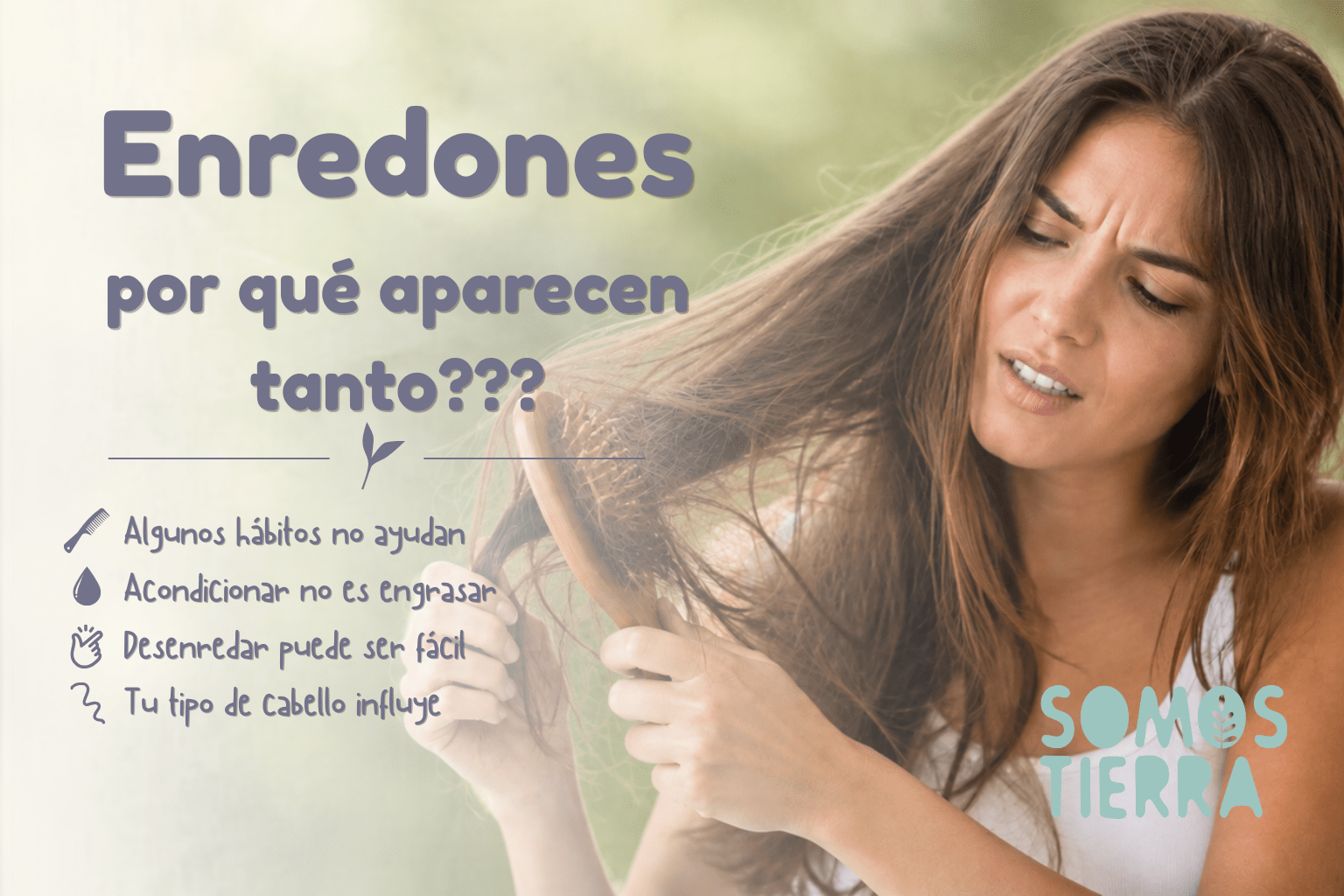Por qué se enreda tanto el pelo y cómo desenredarlo con suavidad